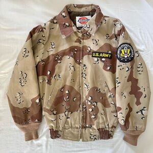 Vintage Dickies US Armed Forces camouflage women’s small puffer bomber jacket